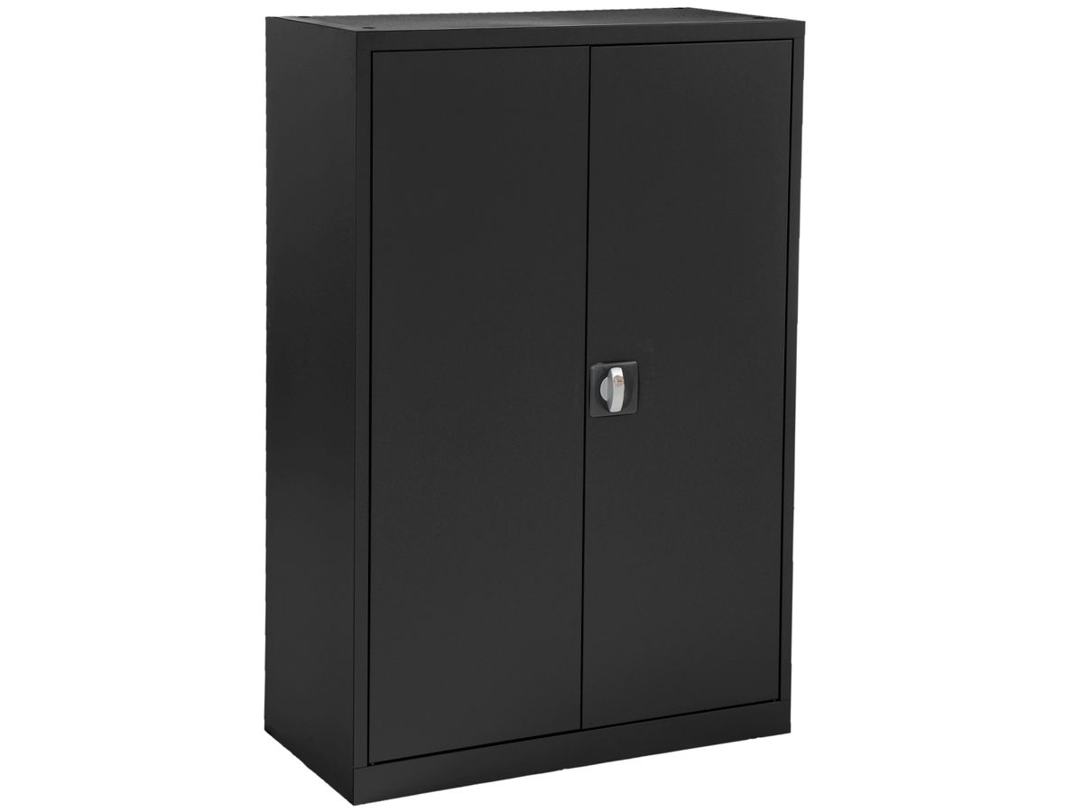 EDGY Flügeltürenschrank 2295 / 9005 3 OH, schwarz (4250327309058)