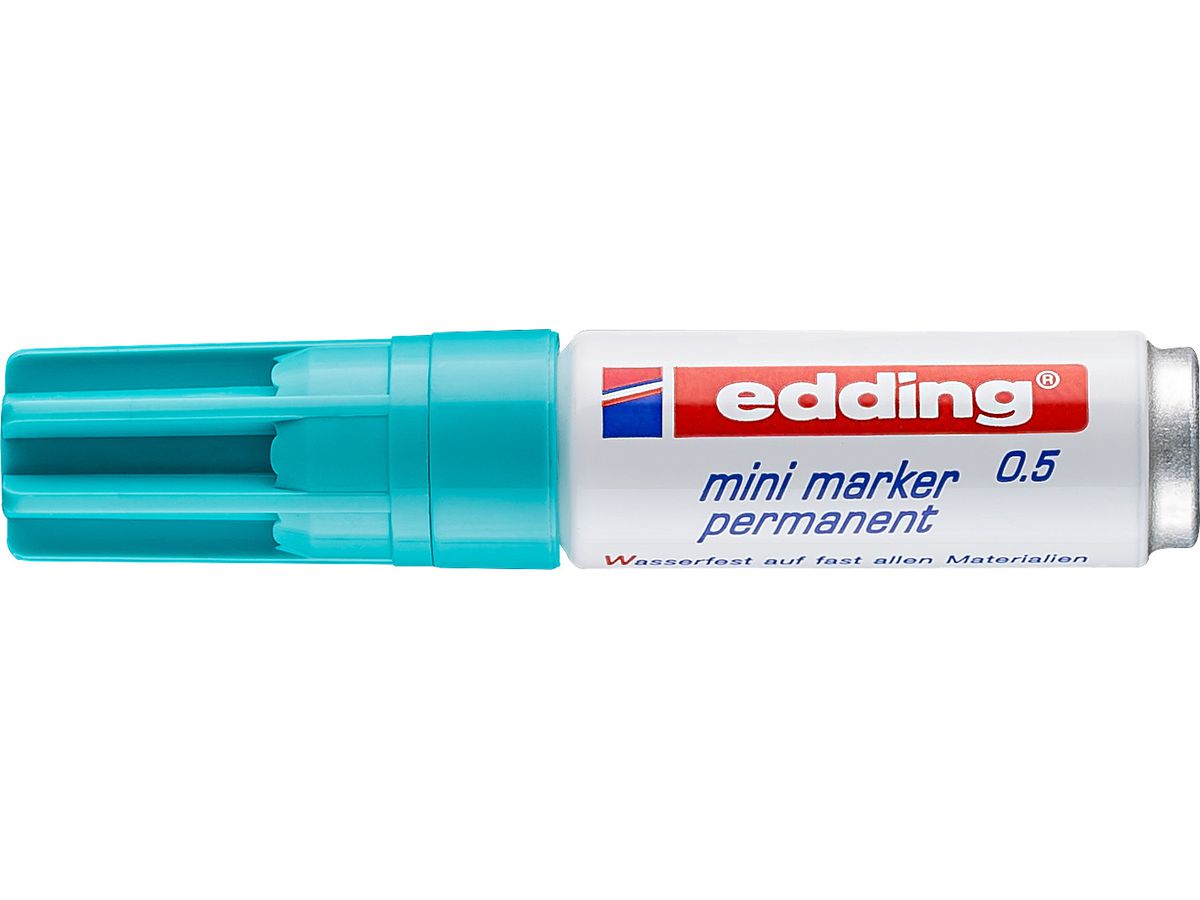 EDDING Mini Marker permanent 1,5-3mm 0-14 türkis (4004764864867)