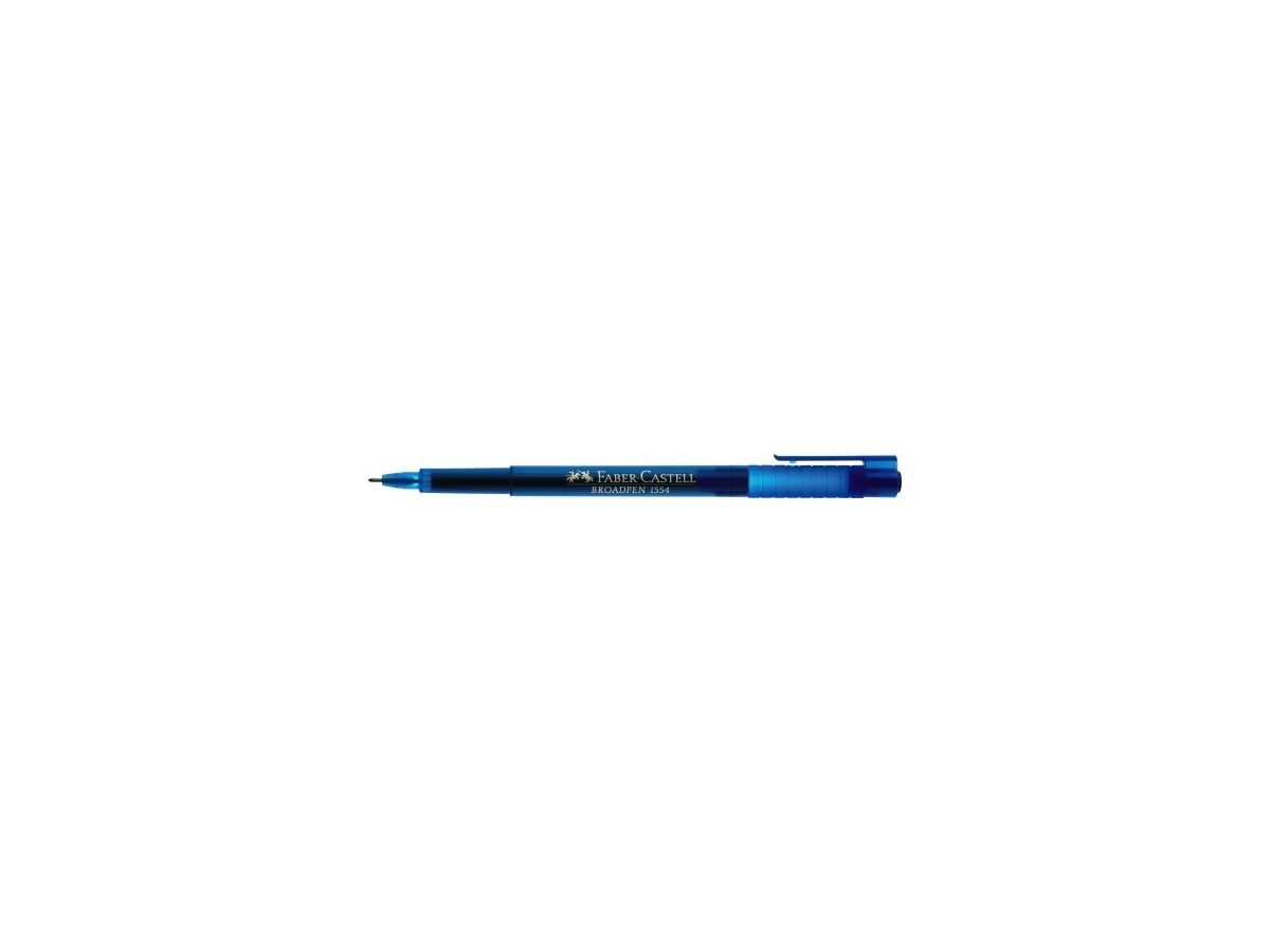 FABER-CASTELL Feutre Broadpen 1554 0.8mm 155451 bleu (4005401554516)