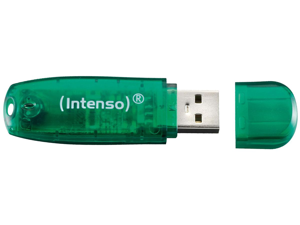 INTENSO USB-Stick Rainbow Line 8GB 3502460 USB 2.0 green (4034303008537)