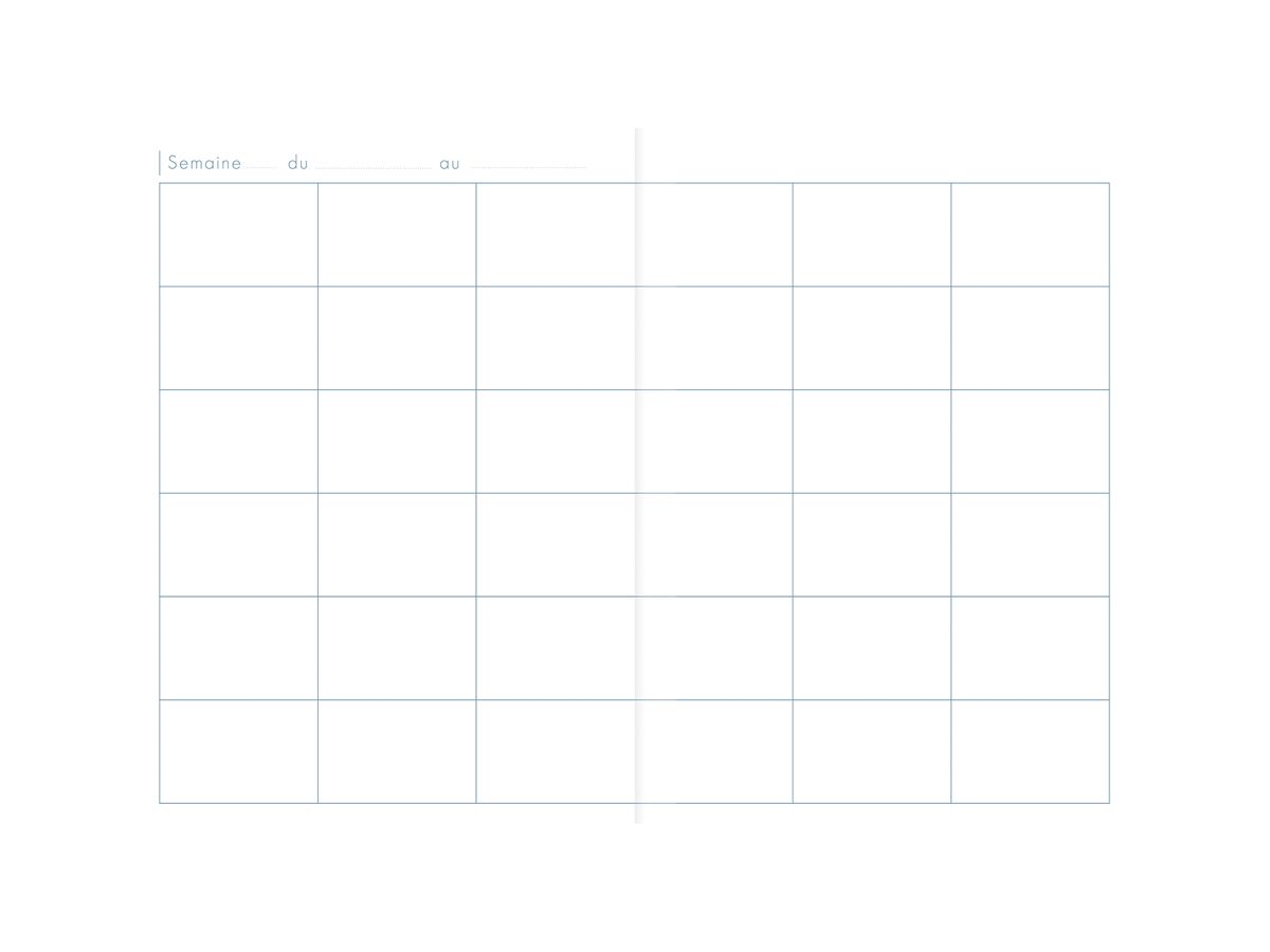 CLAIREFONTAINE Agenda prof CLF neutre 25/26 3069C 72 feuille ass. FR 21x29.7cm (3329680306903)