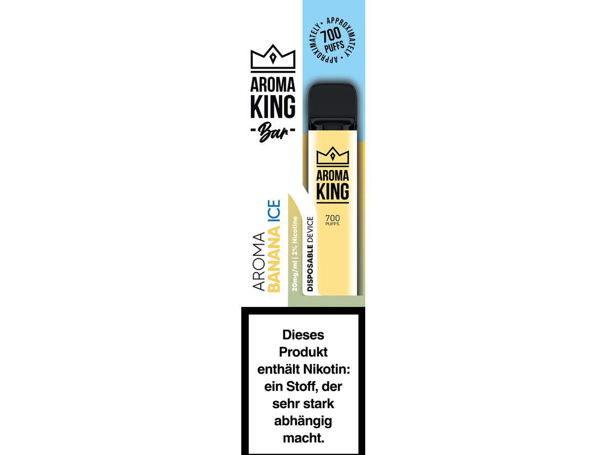 AROMA KING Bar 700 0170848 Banana Ice 20mg (5905090307068)