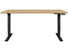 CONTINI Table de bureau 160x80cm 108175 chêne/noir, ET225E (9470108175008)