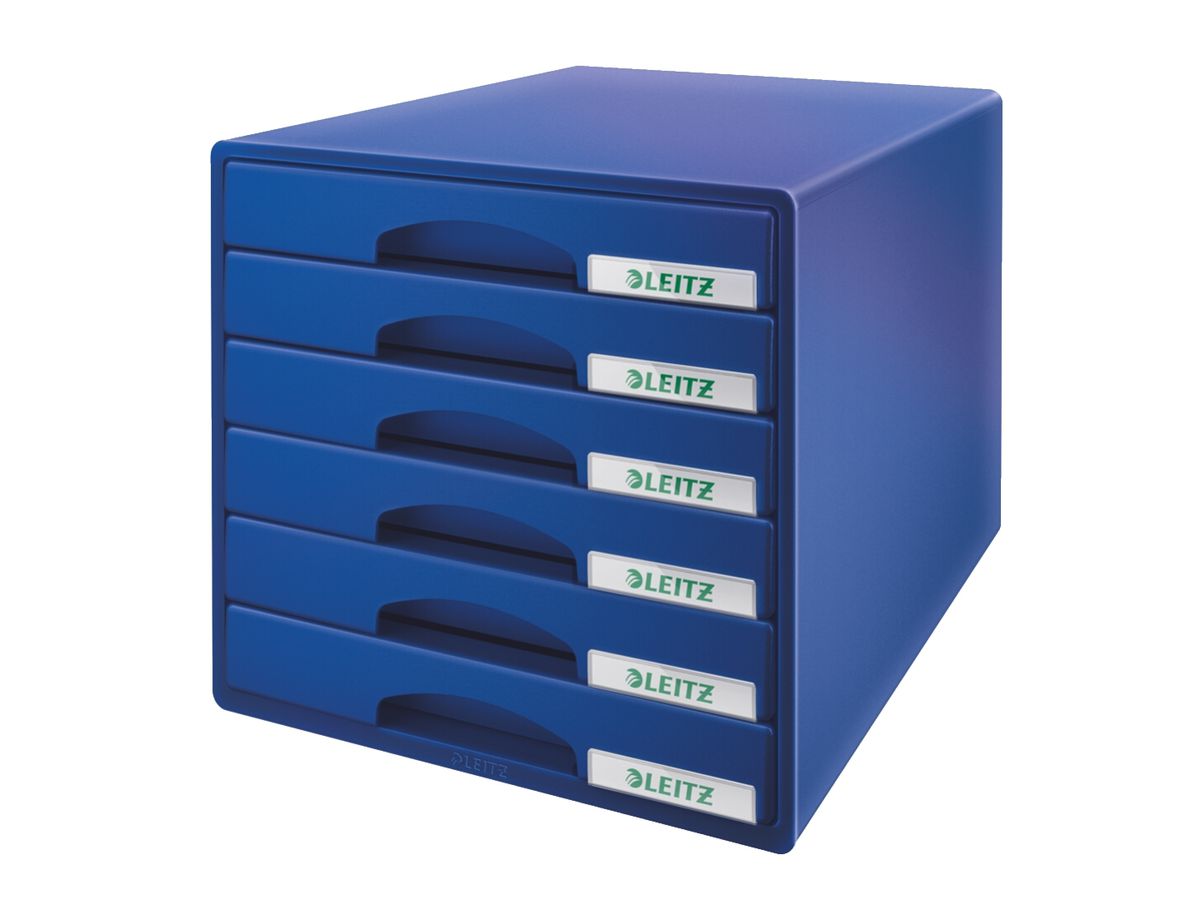 LEITZ Vaschetta potadoc. Plus blu 52120035 6 scomp. (4002432102334)