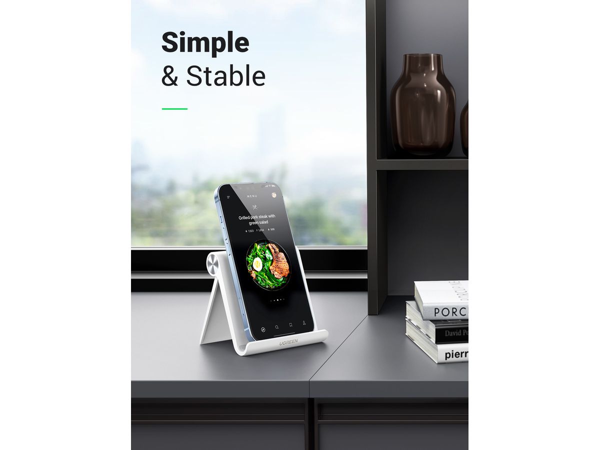UGREEN Multi-Angle Phone Stand 30285 White (6957303832859)