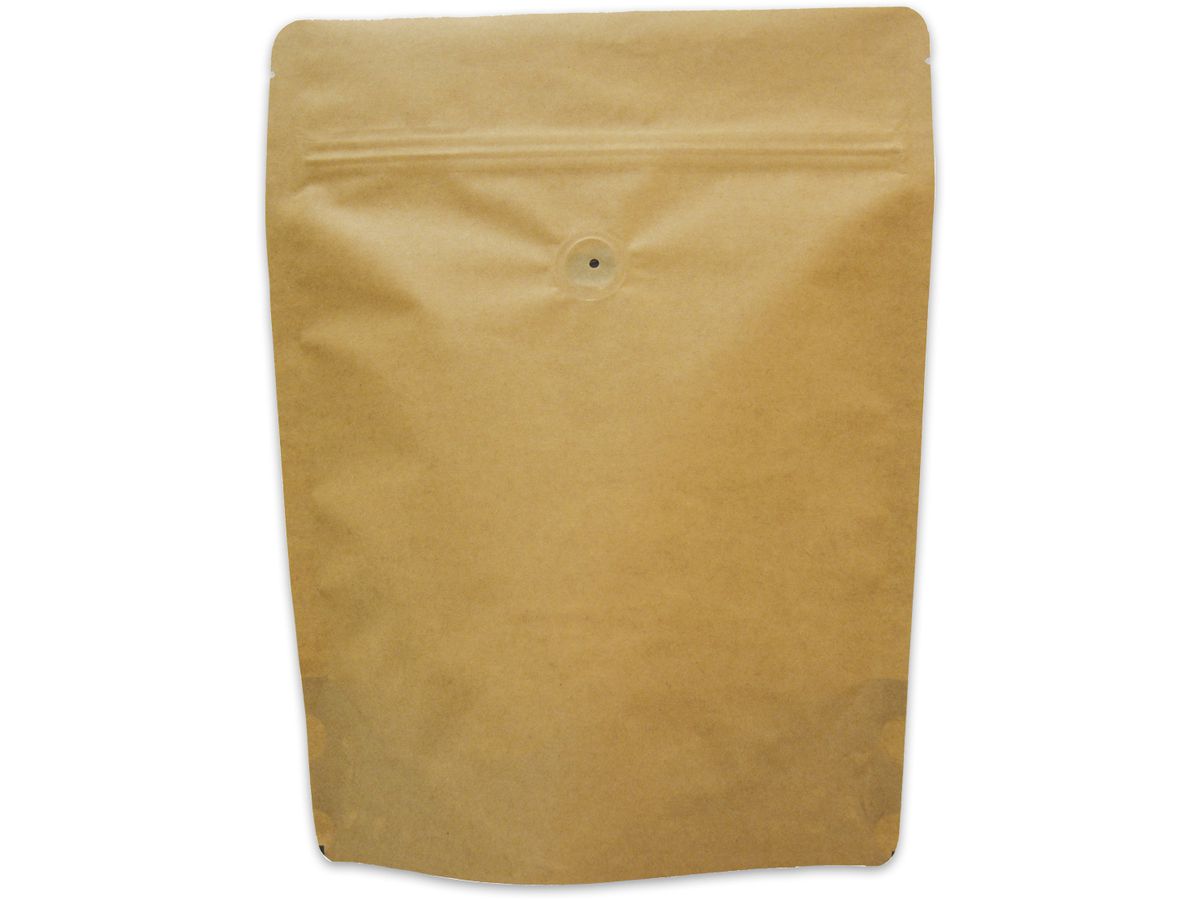 ELCO Standbodenbeutel 210x270+60 821027011 braun mit Ventil 100 Stück (7611722022497)