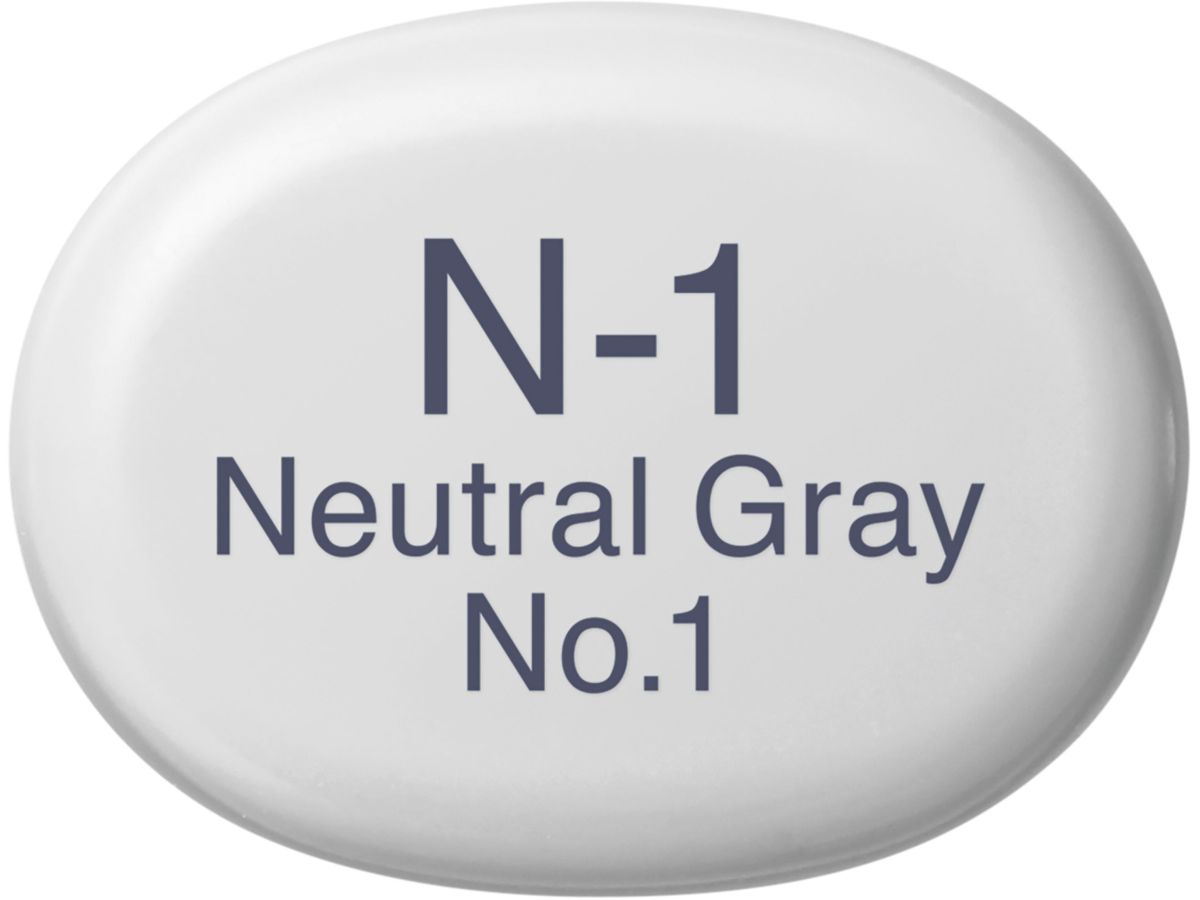 COPIC Marker Sketch 2107587 N-1 - Neutral Grey No.1 (4511338002384)