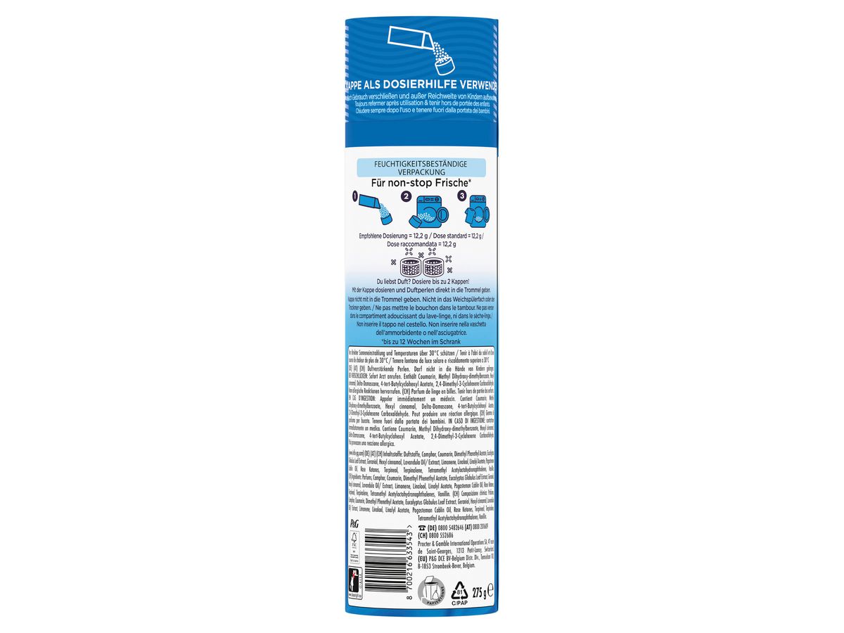 LENOR Profumo da bucato 972073 Fresco aprile 275g (8700216633543)