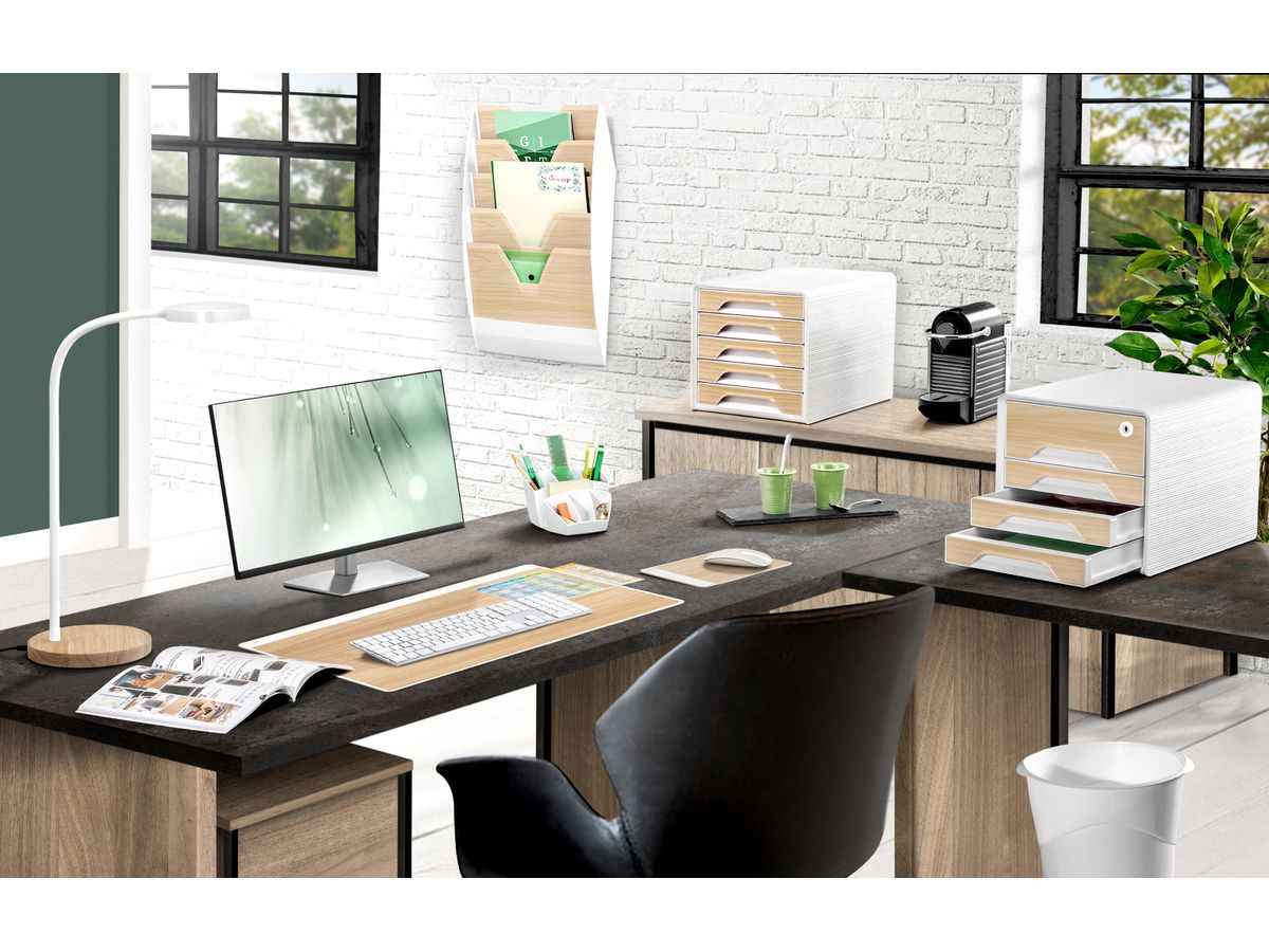 CEP Schreibunterlage 58.5x38.5cm 1008001021 weiss/buche (3462159017068)