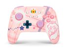 POWER A Enhanced Wireless Ctrl. NSGP025501 NSW, Princess Peach Plaid (0617885085116)