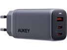 AUKEY OmniaMix II 67W GaN PD PA-B6U GY 3-Port, Wall Charger (0689323786893)