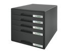LEITZ Vaschetta portad. Plus nero 52110095 5 scomparti (4002432102327)