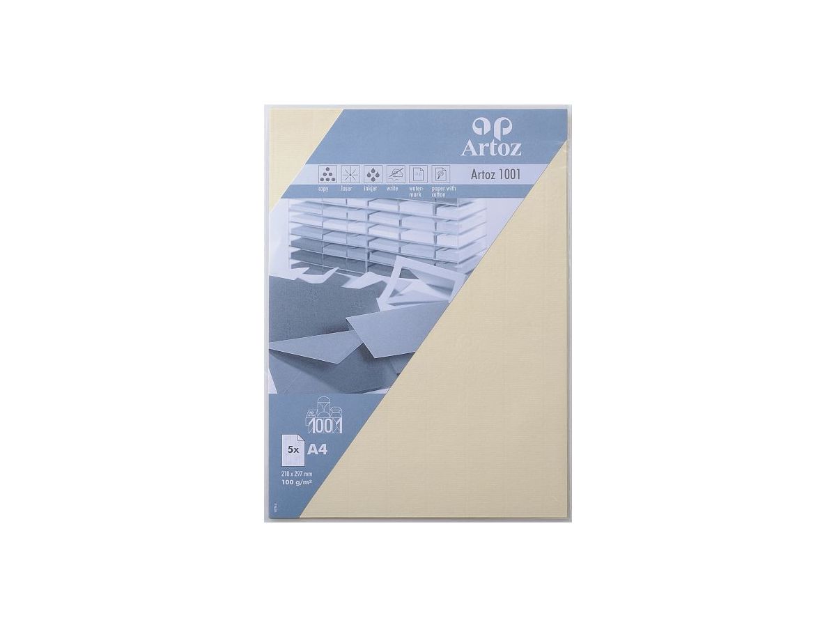 ARTOZ Carta 1001 A4 107796142 100g, chamois 5 fogli (7612450251319)