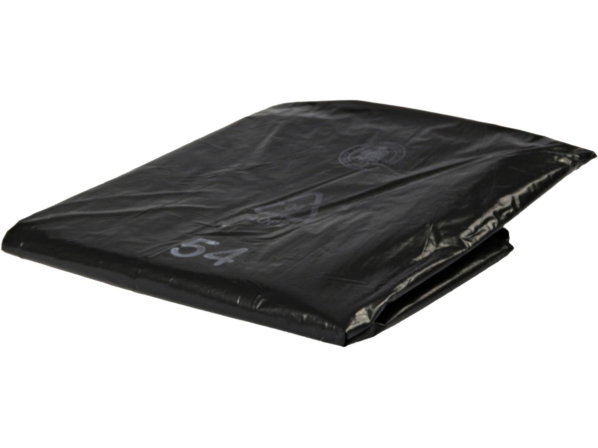 WEBSTAR Sacs en conteneur 115x75x150cm 35844 800l LD-PE noir recy. 50 pcs. (4001553951760)