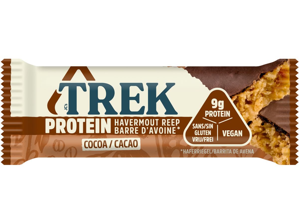 TREK Barrette proteiche di avena 85521 16 pz. Cocoa (5060088705810)