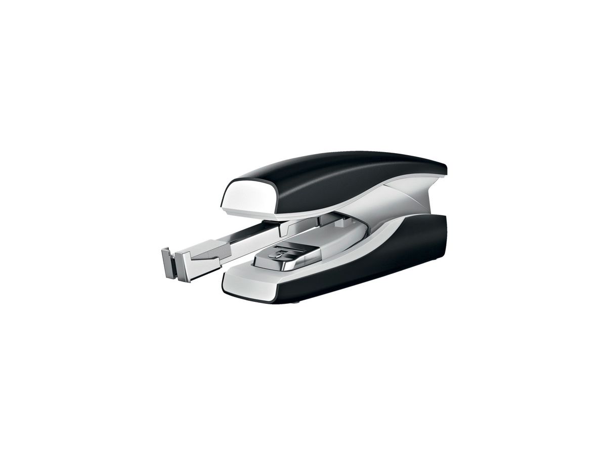 LEITZ Agrafeuse à plat NeXXt 5603 5603-00-95 SoftPress, noir 30 feuilles (4002432118915)