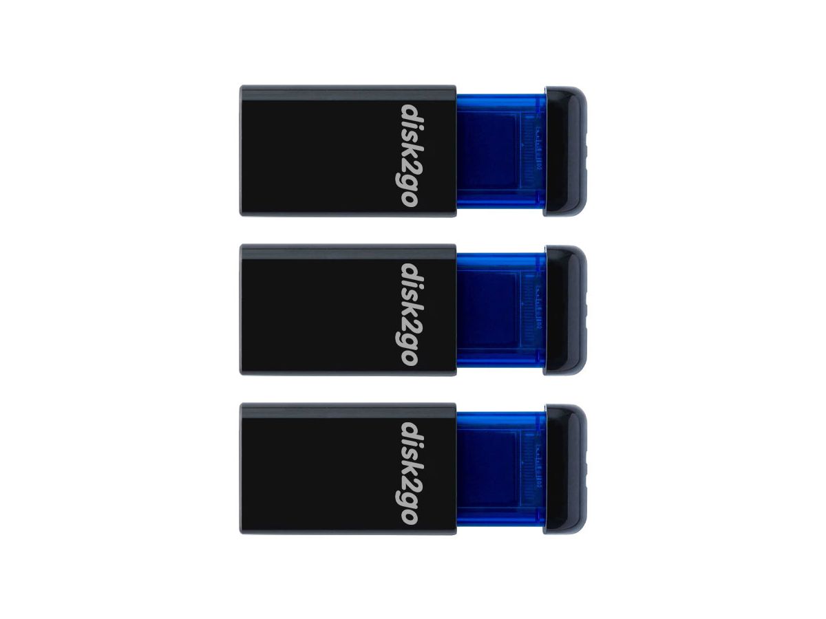 DISK2GO USB-Stick qlik edge 16GB 30006729 USB 2.0 triple pack (7640111167402)