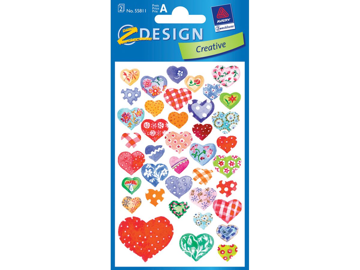 Z-DESIGN Sticker Creative 55811 sujet 2 pcs. (4004182558119)