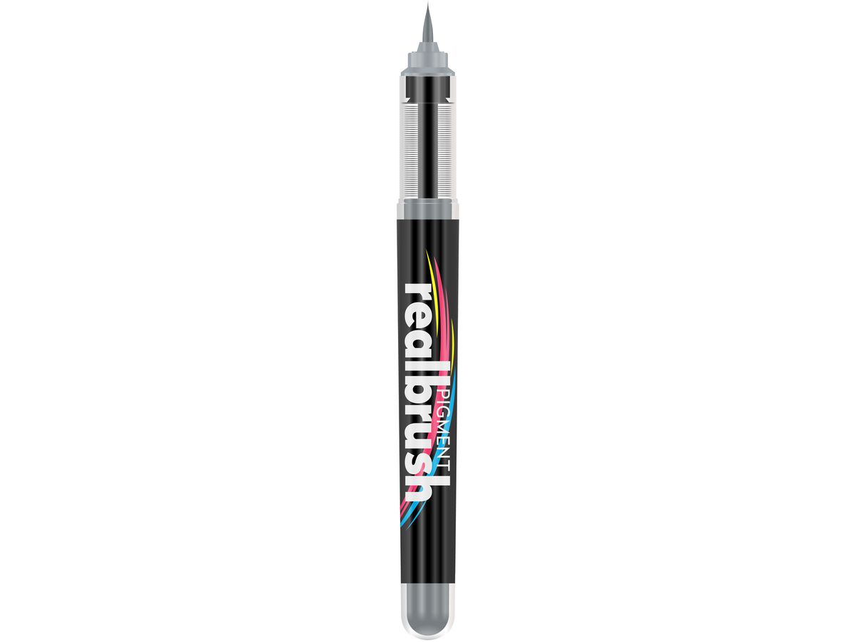 KARIN Real Brush Pen 0.4mm 33Z429 Pigment, grigio freddo 3 (5904446032357)