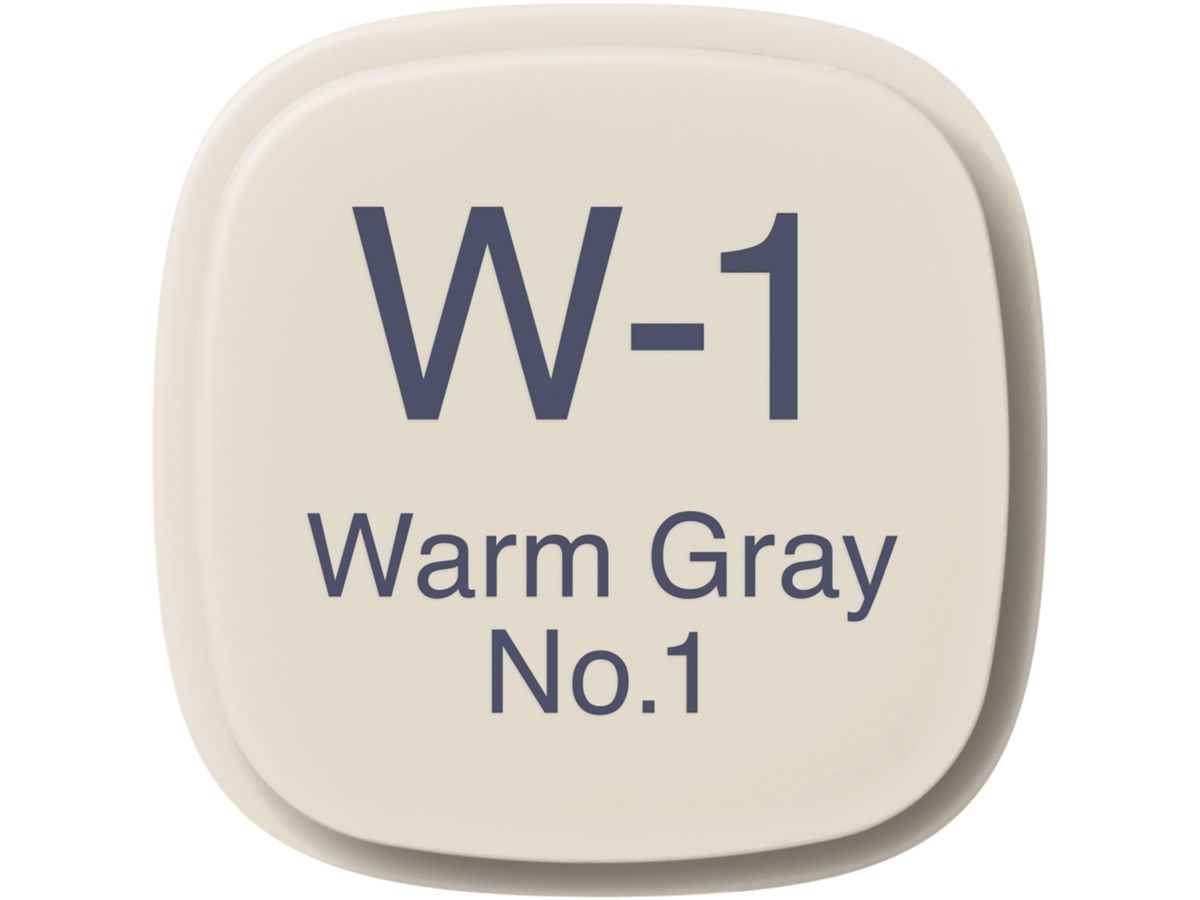 COPIC Marker Classic 2007507 W-1 - Warm Grey No.1 (4511338000359)