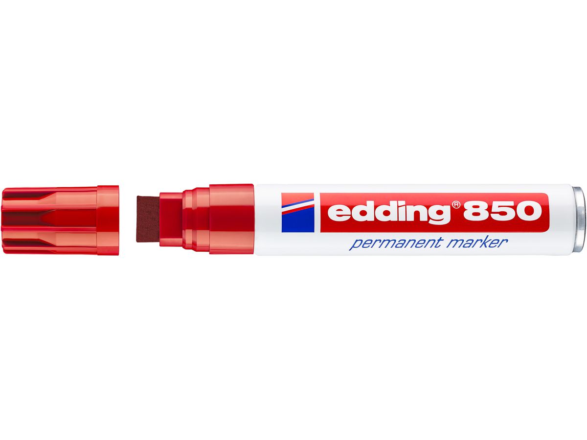 EDDING Marqueur permanent 850 5-15mm 850-2 rouge (4004764054312)