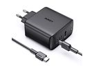 AUKEY Omnia Mix3 90W 3-Port PD GaN PA-B6S Bundle 3-Port 2xUSB-C&1xUSB-A&Cable (0692041999599)