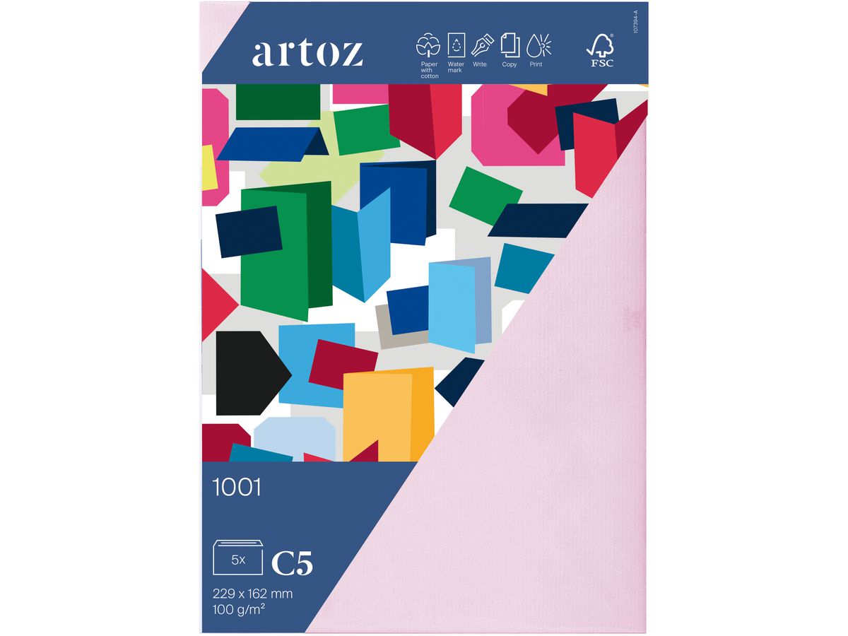 ARTOZ Enveloppes 1001 C5 10739418-483 100g, fleur cerisier 5 pcs. (7612996684411)