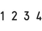 TRODAT Ziffernstempel 1534 4-stellig 3mm (9239954798300)