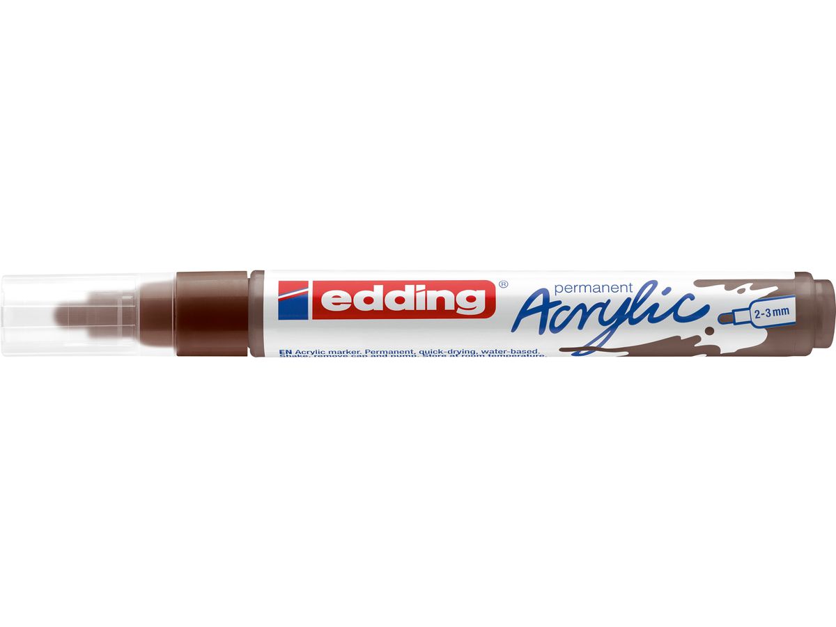 EDDING Acrylmarker 5100 2-3mm 5100-907 chocolate brown (4057305027221)