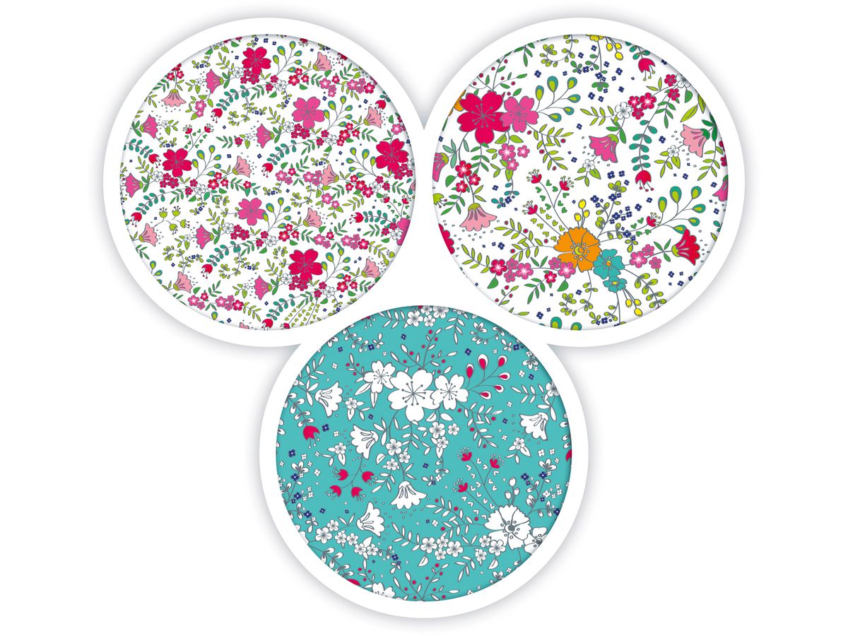 OXFORD Carnet spirale ForMe Floral B5 400094959 ligné 7mm, 90g 60 flls. (3020120113449)