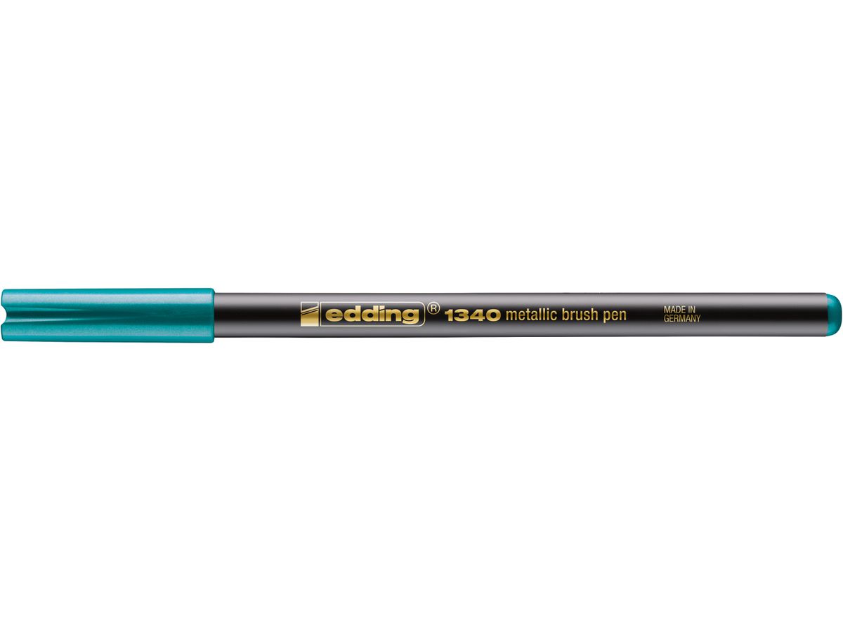 EDDING Brushpen 1340 004723-074 Metallic verde (4057305046369)