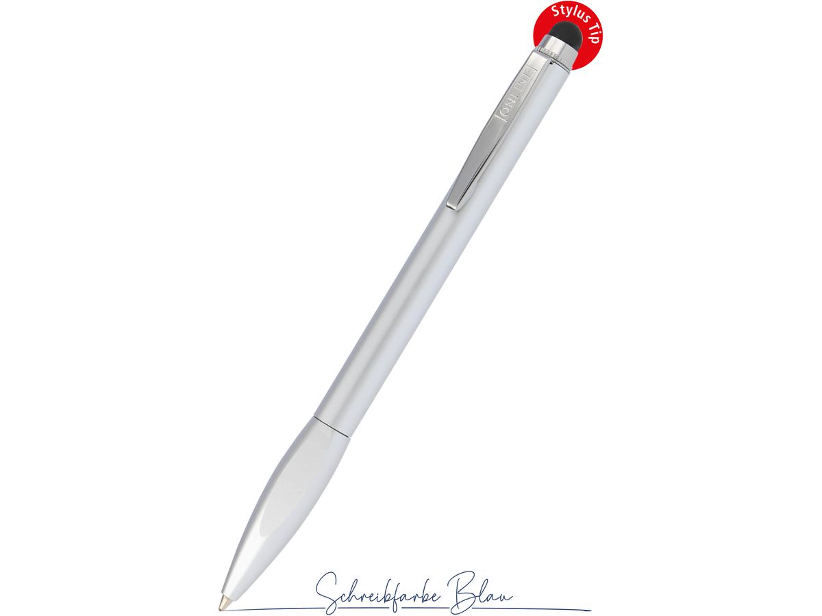 ONLINE Stylo à bille Best Ager 34274/3D silver, Stylus-Tip (4014421342744)
