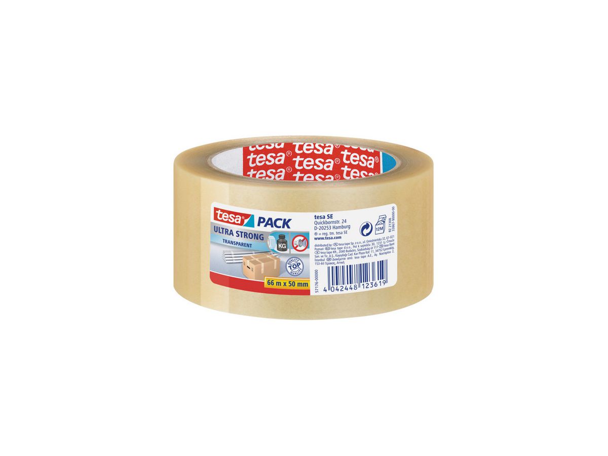 TESA Tesapack ultra strong 50mmx66m 571760000 transp., antidéchirure (4042448123619)