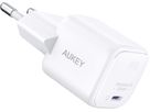AUKEY Minima 30W GaN USB-C PA-B1L WH Wall Charger, White (0689323784868)