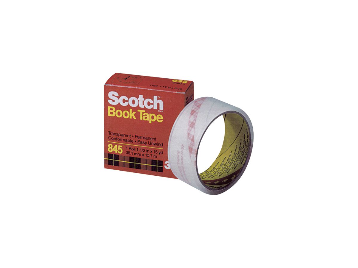 SCOTCH Bande livre 38mmx13,7m 845/3813 transparent (0021200073823)