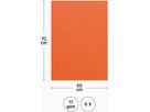 I AM CREATIVE Seidenpapier 4073.04 50x70cm, orange 6 Bögen (7611983202133)