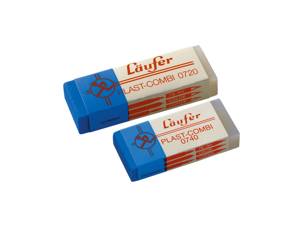 LÄUFER Gomma-Combi Plast 65x21x12mm 07200 con cartone (4006677007201)