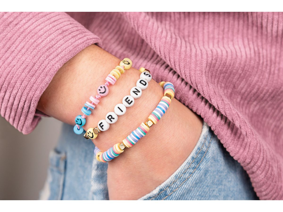 FOLIA Set de perles 32019 multicolore (4001868127782)