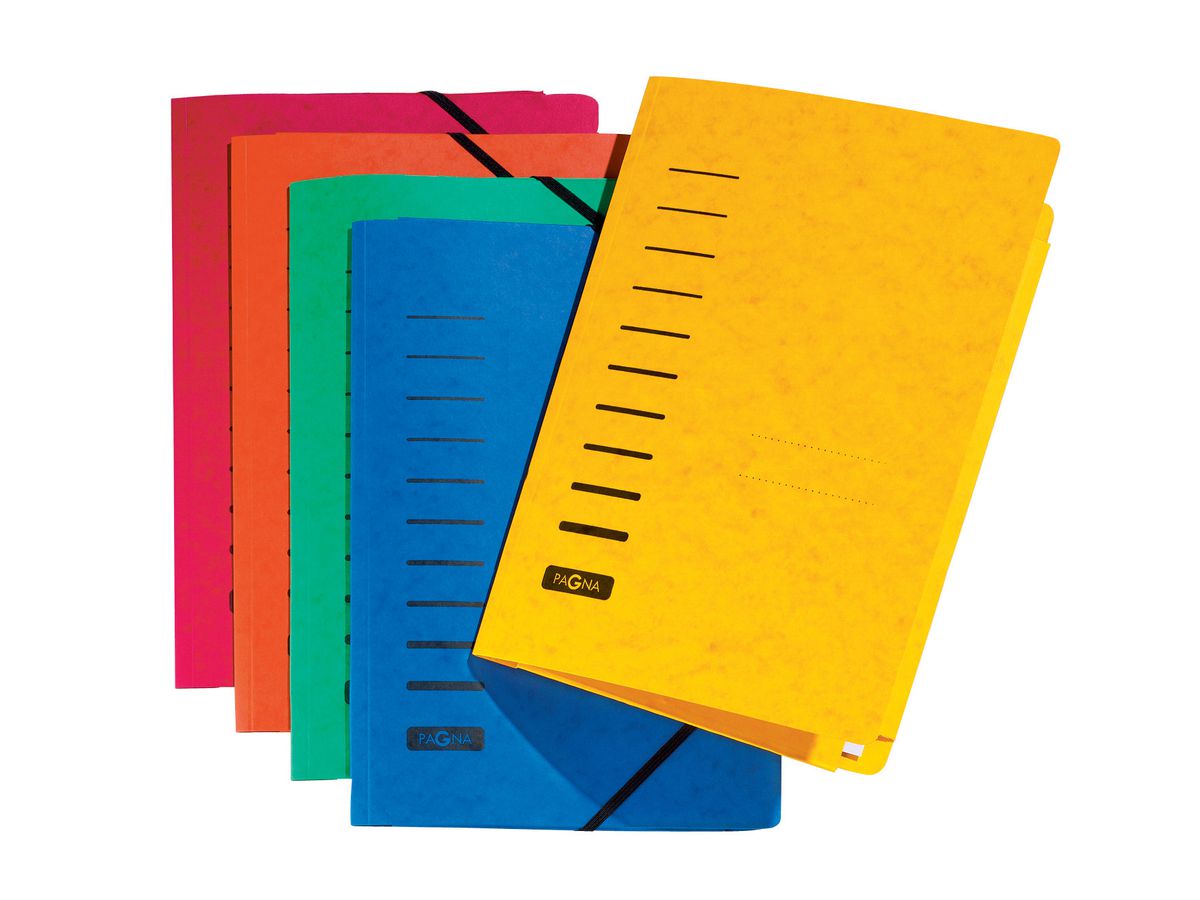 PAGNA Dossiers élastiques A4 24007-02 bleu 3 volets (4013951004955)