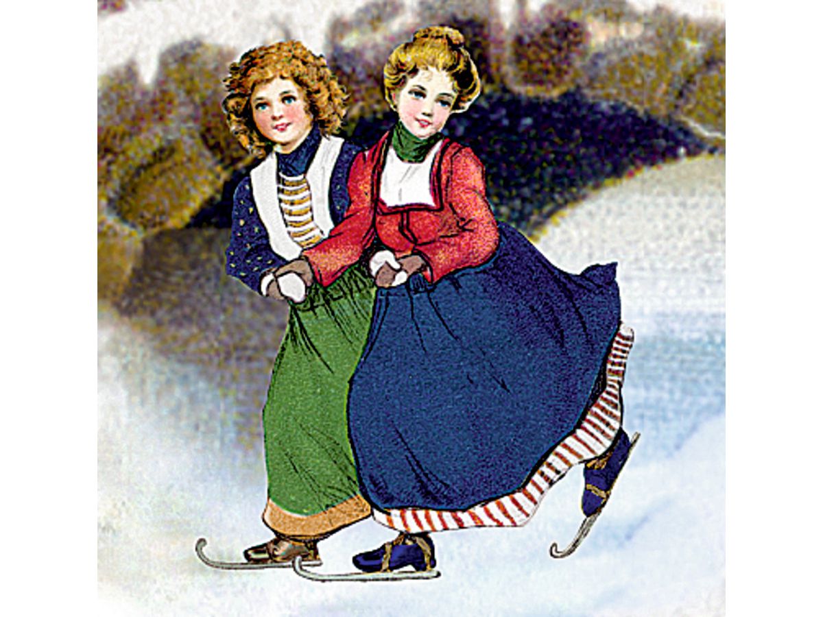 COPPENRATH Adventskalender 38x60cm 71890 Eisenbahn Tanne (4050003718903)