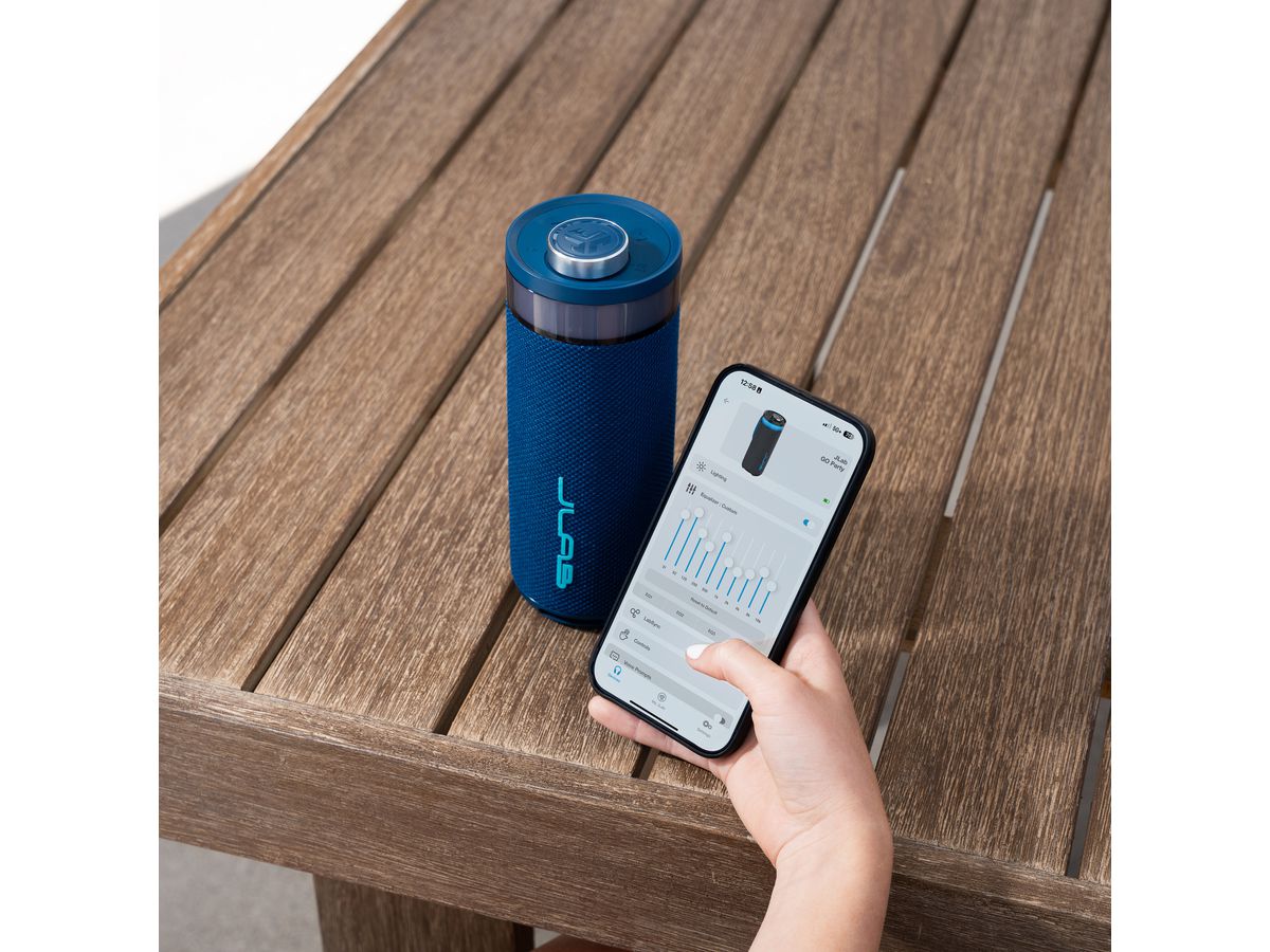 JLAB GO Party Portable Speaker IEUSBGORNVY82 Wireless, Navy (0810119074256)