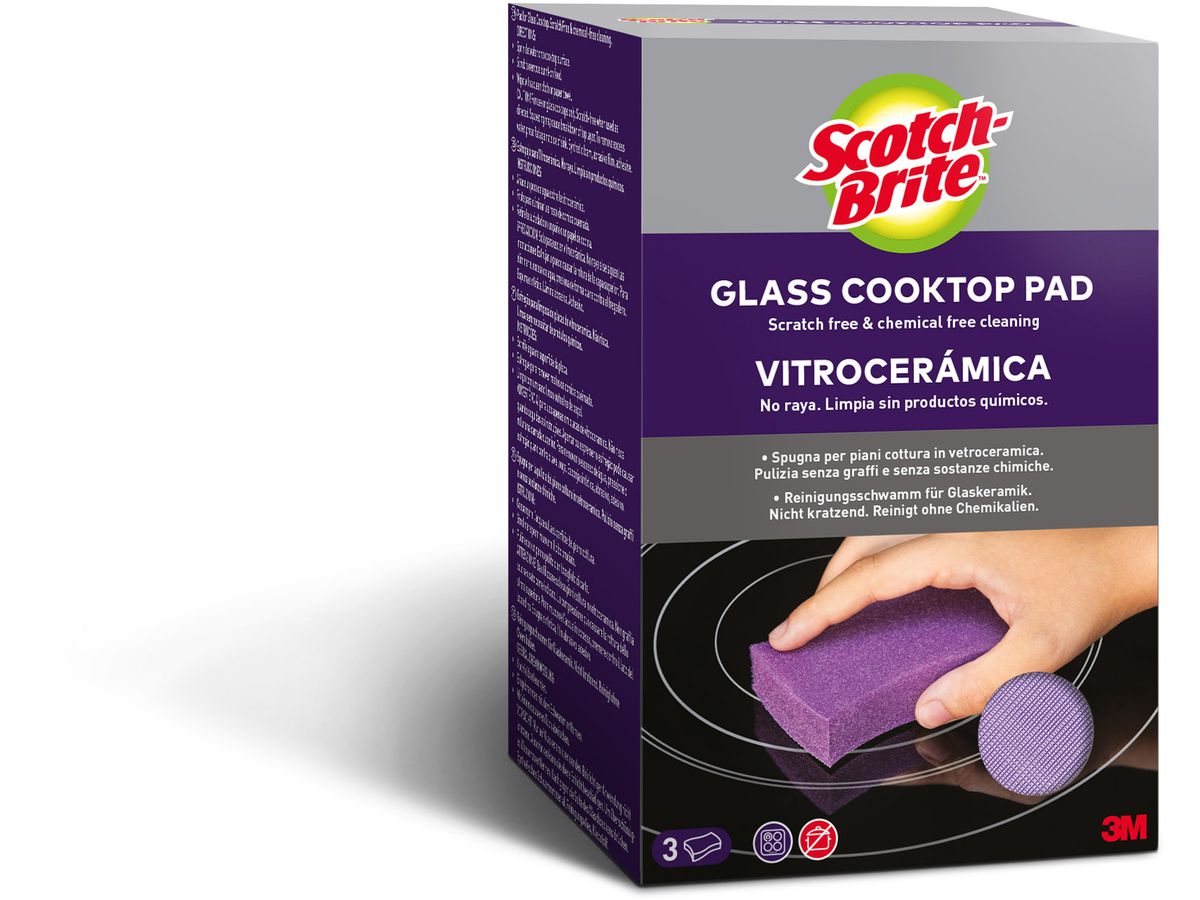 SCOTCH-BRITE Spugna vetroceramica 7100245167 3 pezzi (8410001135328)