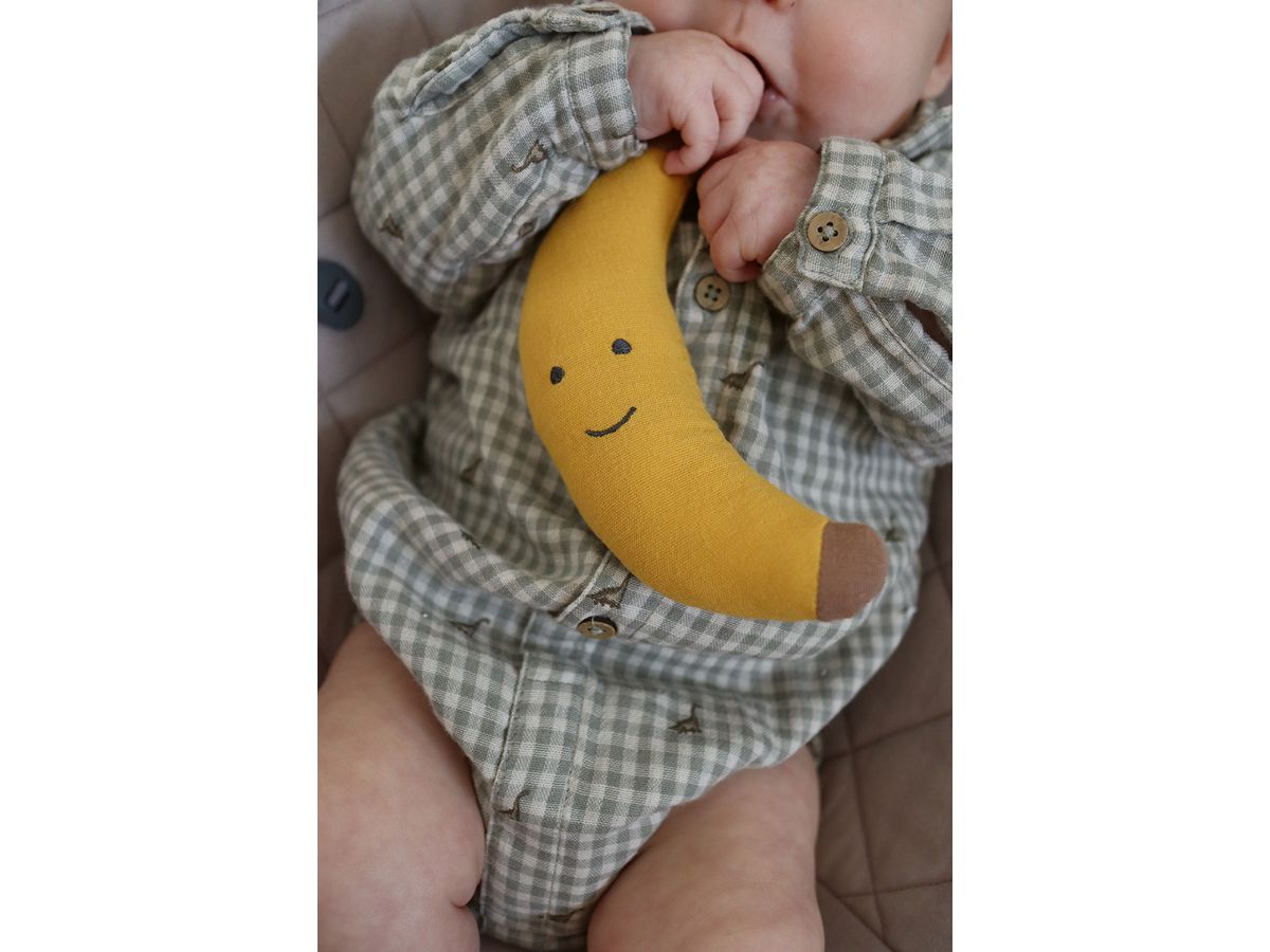 JABADABADO Sonaglio per bambini 20cm K140 giallo, banana (7332599001407)