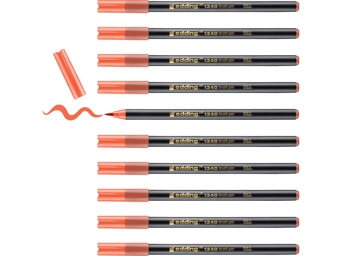 EDDING Brushpen 1340 1340-084 mandarine (4057305000545)