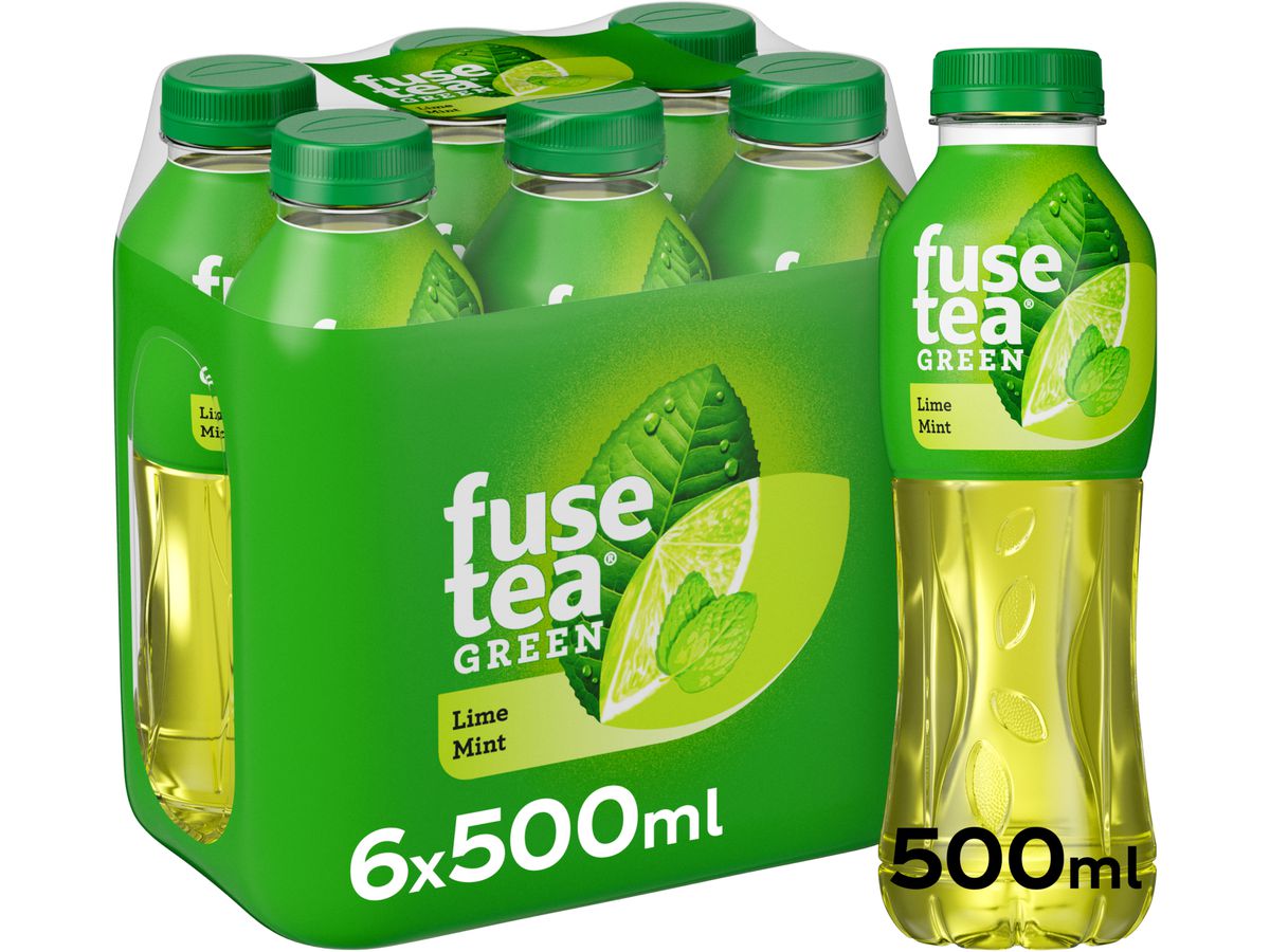 FUSE TEA Green Tea Lime & Mint, Pet 129400001599 50 cl, 6 pz. (5449000284839)