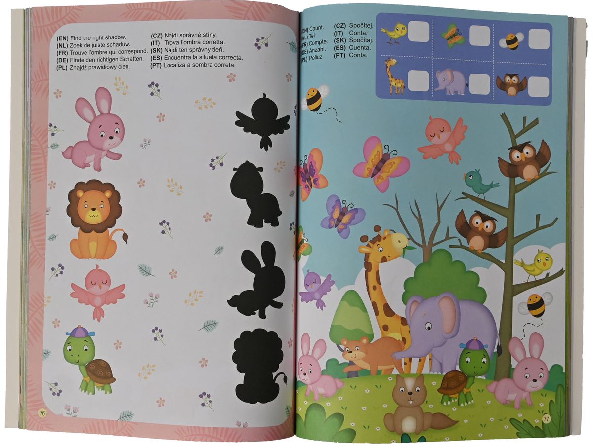 ROOST Activity- und Malbuch B1070 2 Aufkleberbögen (8711851107030)