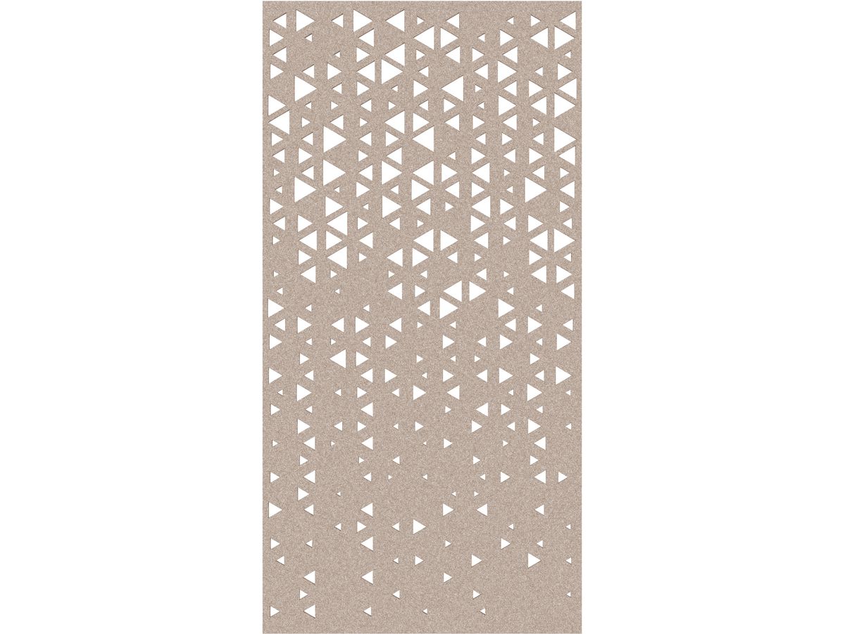 SUONO Trennwand XL 120x240x1.2cm 1211.X12.4403 CURTAIN, TRIANGLE, brau 2 Stk. (7640439763577)