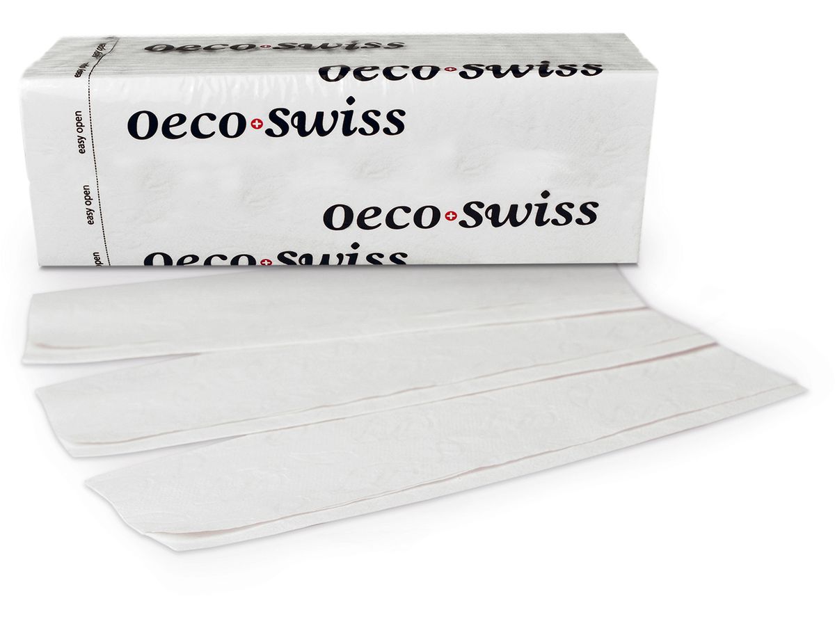 OECO SWISS Serviettes de bain Z-Falz 4484403 154 pièces (7610378444035)