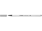 STABILO Penna Fibra 68 brush 568/95 grigio chiaro (4006381546034)