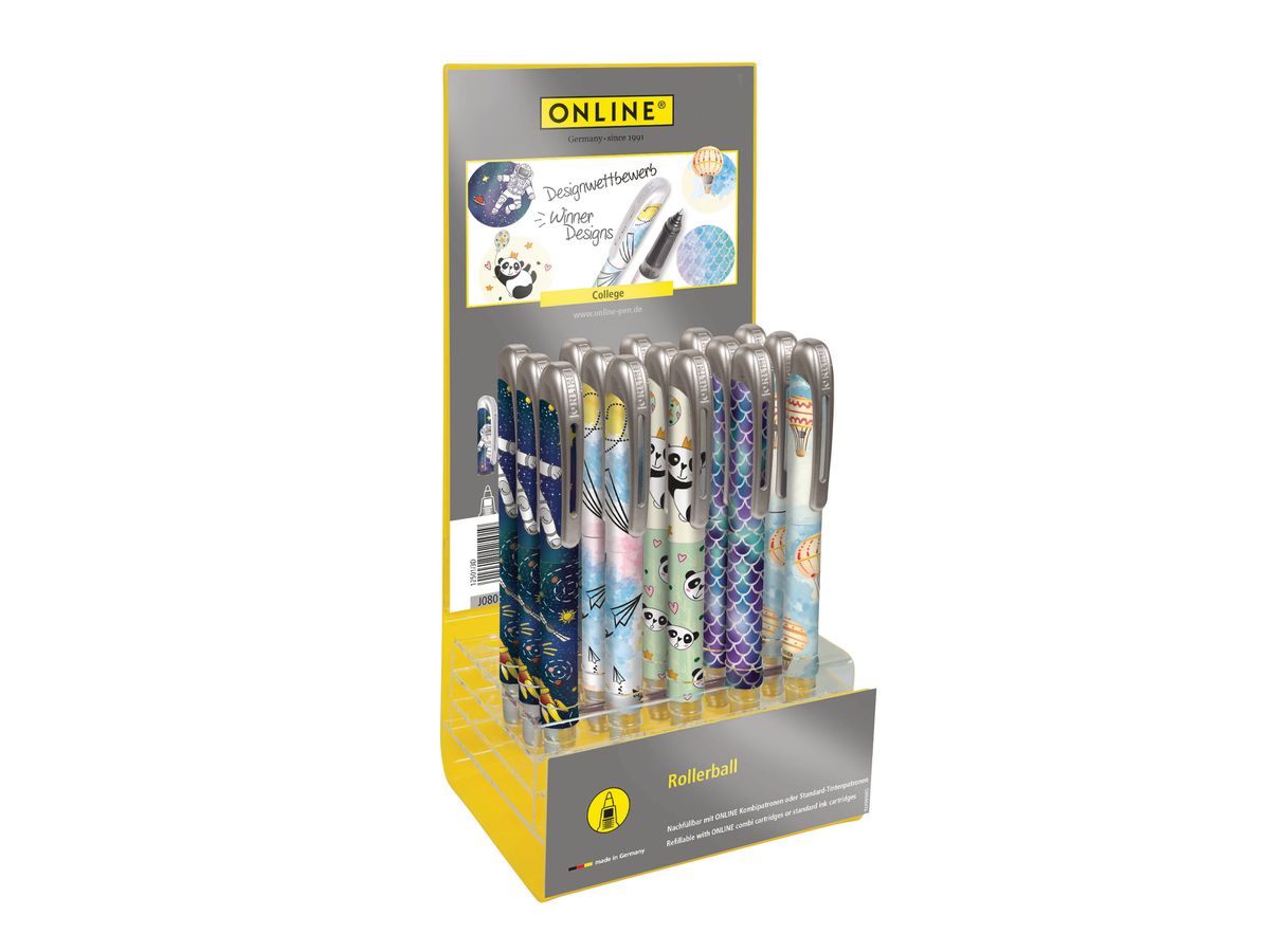 ONLINE Rollerball College II 0.7mm 12507/15 Winner 15 pcs. (4014421125071)